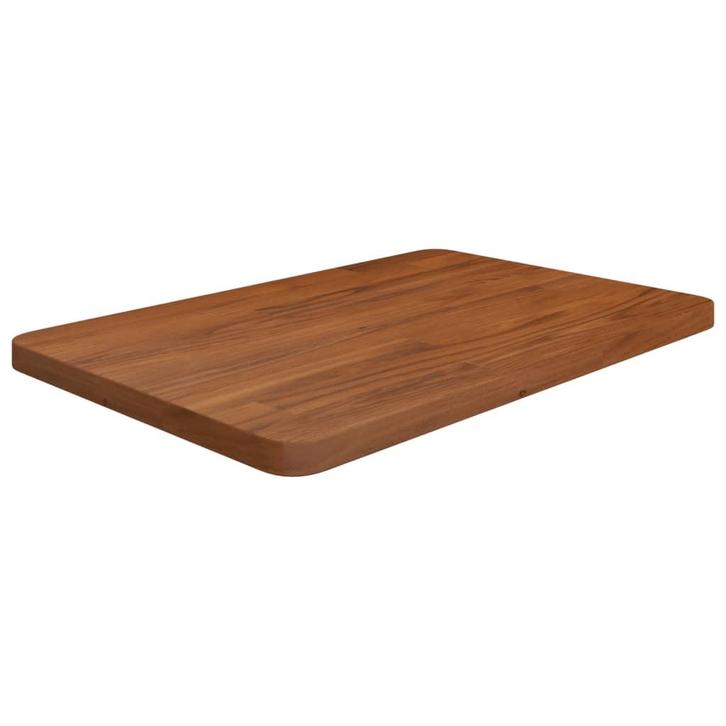 vidaXL Wastafelblad 60x40x2,5cm behandeld massief hout, Huis en Inrichting, Keuken | Keukenelementen, Nieuw, Verzenden