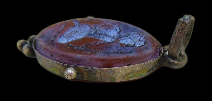 Post-middeleeuws zilveren hanger met een nabij-Oosterse, Antiek en Kunst, Antiek | Overige Antiek