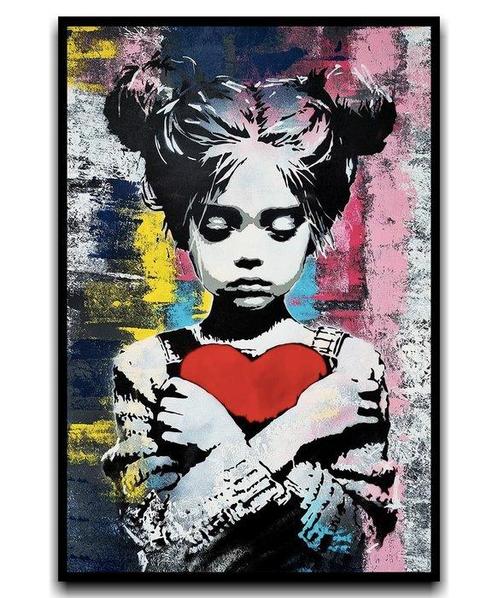 Asko - My Love - XL Canvas - Graffiti Stencil Art, Antiek en Kunst, Kunst | Schilderijen | Modern