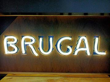 Brugal grande insegna vintage neon-led - Reclamebord met