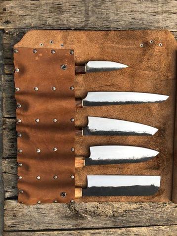 Couteau de cuisine - set de couteaux de cuisine faits main –