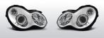 Koplampen | Mercedes W203 C-Klasse 2000-2004 | chroom, Auto-onderdelen, Verzenden, Nieuw