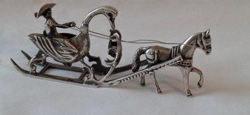 Figurine miniature - Arre slee zilver - Argent 835