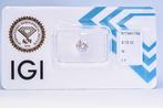 1 pcs Diamant - 0.72 ct - Rond - N - I1 VG/VG  IGI Sealed -