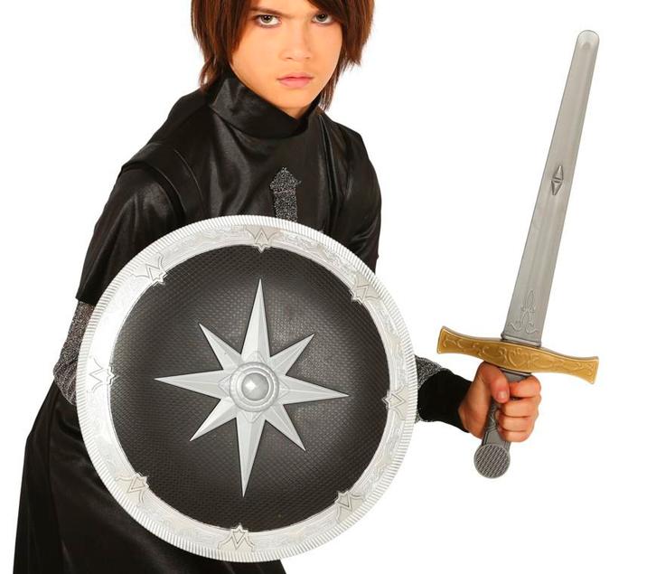 Middeleeuws Schild En Zwaard 35cm, Hobby & Loisirs créatifs, Articles de fête, Envoi