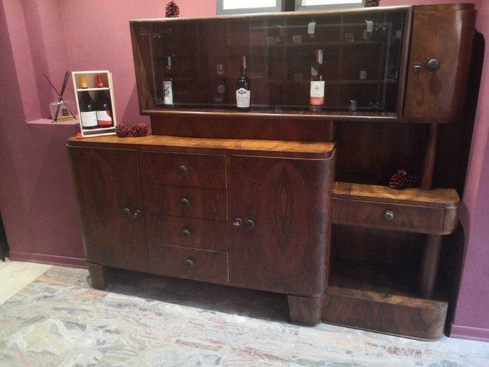 Kabinet - Walnoot - Art Deco, Antiquités & Art, Art | Objets design