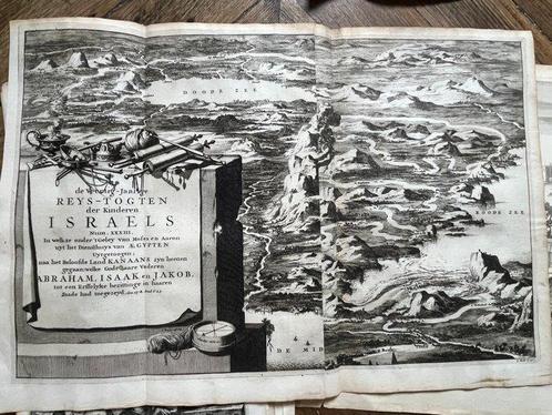 Abraham Bogaert - Ensemble de 23 gravures hollandaises 18e, Boeken, Atlassen en Landkaarten