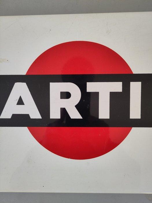 Martini - Reclamebord - metaal, Antiek en Kunst, Antiek | Wandborden en Tegels