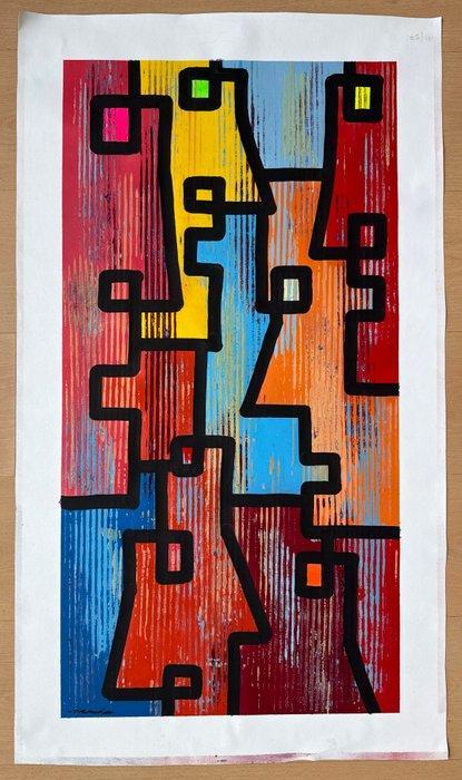 MrKas (1980) - Human Code - XL, Antiek en Kunst, Kunst | Schilderijen | Modern