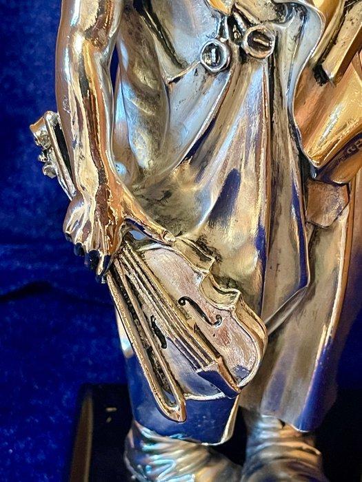 Beeldje - Silver Clown – “The Violinist” 100 g pure silver -, Antiek en Kunst, Curiosa en Brocante