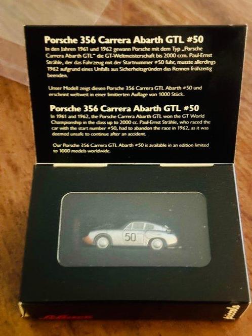 Schuco 1:90 - Modelauto - Porsche 356 Carrera Abarth GTL #50, Hobby en Vrije tijd, Modelauto's | 1:5 tot 1:12