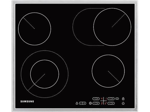 Samsung -  Keramische Kookplaat  - Zwart, Elektronische apparatuur, Kookplaten, Inbouw, 4 kookzones, Nieuw, Keramisch, Verzenden