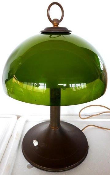 Lampe (2) - Laiton, verre satiné - Lumière de la console
