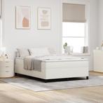 vidaXL Bed Frame Crème 140x200 cm Corduroy Stof, Huis en Inrichting, Slaapkamer | Bedden, Verzenden, Nieuw