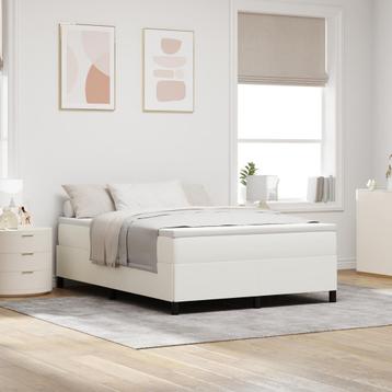 vidaXL Bed Frame Crème 140x200 cm Corduroy Stof beschikbaar voor biedingen