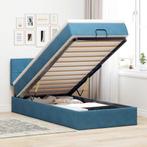 vidaXL Bed poef met matras en LEDs 80x200 cm fluweel, Huis en Inrichting, Slaapkamer | Bedden, Verzenden, Nieuw