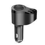 12v Adapter Zwart Autolader - Splitter Auto Micro USB Oplade, Verzenden, Nieuw