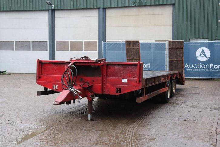 Veiling: Platte Oplegger Herbst 16T 2009, Auto's, Vrachtwagens, Ophalen