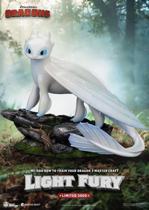 How to Train Your Dragon Master Craft Statue Light Fury 29 c, Verzamelen, Film en Tv, Ophalen of Verzenden