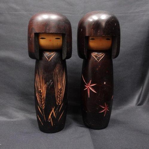 Uniek ontwerp Sosaku Kokeshi  / kokeshi pop - Hout -, Antiek en Kunst, Curiosa en Brocante