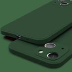 iPhone 13 Pro Square Silicone Hoesje - Zachte Matte Case, Telecommunicatie, Mobiele telefoons | Hoesjes en Screenprotectors | Apple iPhone