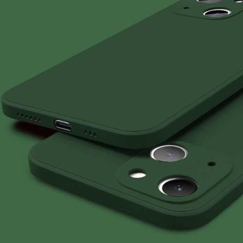 iPhone 13 Pro Square Silicone Hoesje - Zachte Matte Case, Telecommunicatie, Mobiele telefoons | Hoesjes en Screenprotectors | Apple iPhone