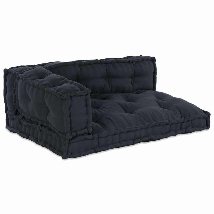 vidaXL Pallet Sofa Kussen Antraciet Stof, Huis en Inrichting, Woonaccessoires | Kussens, Nieuw, Verzenden