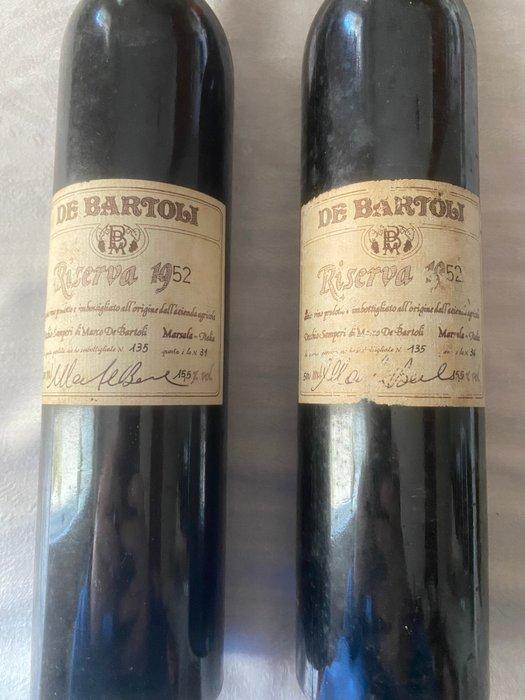 1952 2 bt. Marco De Bartoli Marsala Vecchio Samperi Riserva, Verzamelen, Wijnen