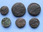 Griekenland (oud). A collection of 6 Greek bronzes, various