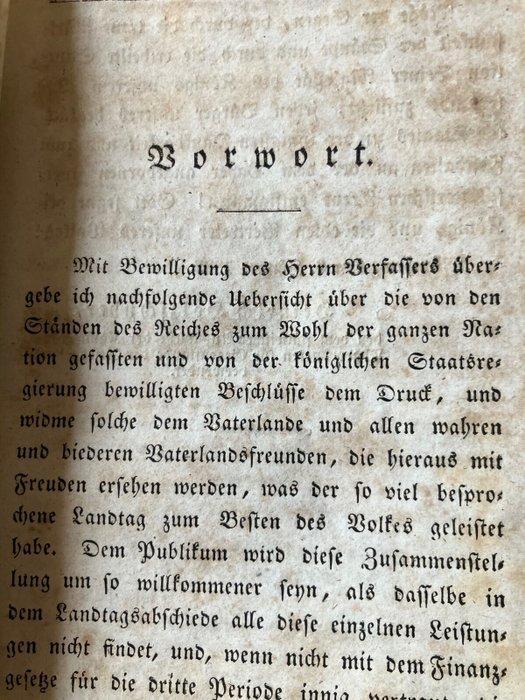 Heinrich Holzschuher - Uebersicht über die von den Ständen, Antiek en Kunst, Antiek | Boeken en Manuscripten