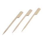 Hamburger prikkers bamboe smaakneutraal (100x)  9(l)cm, Zakelijke goederen, Verzenden, Nieuw in verpakking