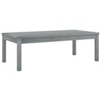 vidaXL Salontafel 100x50x33 cm massief acaciahout grijs, Tuin en Terras, Tuintafels, Verzenden, Nieuw