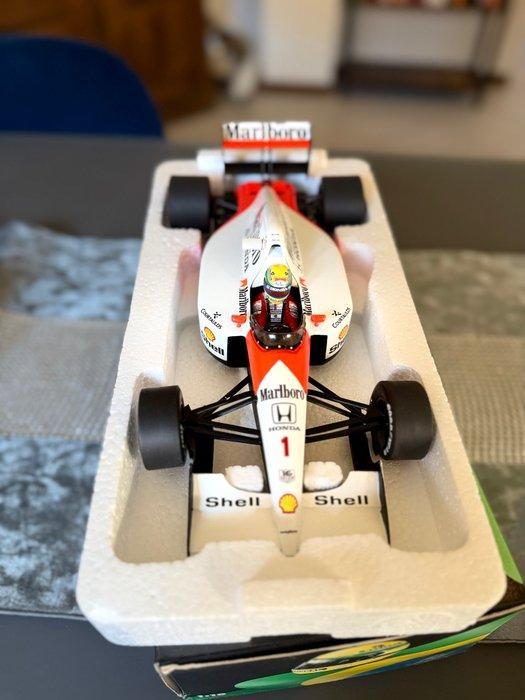 Minichamps 1:18 - Modelauto - McLaren MP4/6 #1 World, Hobby en Vrije tijd, Modelauto's | 1:5 tot 1:12