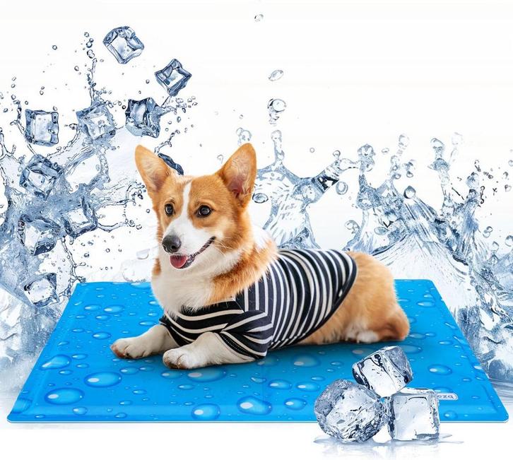 Nobleza Koelmat voor honden en katten - 50x65cm - Blauw, Dieren en Toebehoren, Honden-accessoires, Nieuw, Verzenden