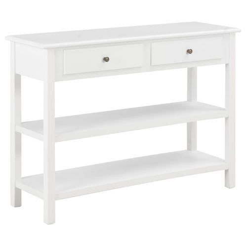 vidaXL Dressoir 110x35x80 cm MDF wit, Huis en Inrichting, Kasten | Dressoirs, Nieuw, Verzenden