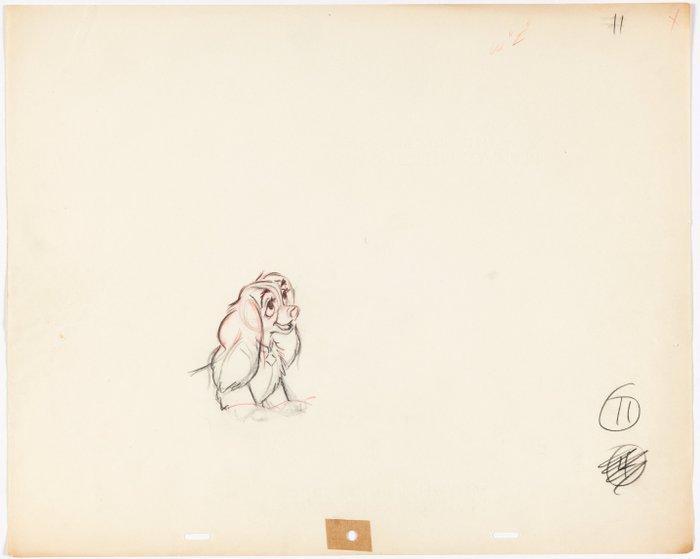 Walt Disney - Dessin danimation de Lady - Lady and the, Verzamelen, Disney