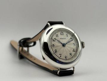 Rolex - Vintage Trench officers silver case watch - Unisexe