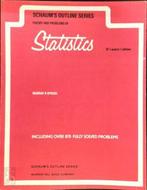Schaums outline of theory and problems of statistics in SI, Livres, Verzenden