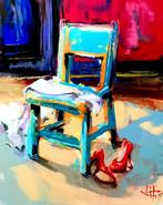 Jurij Frey - Red High Heeds (Collection 2025), Antiek en Kunst