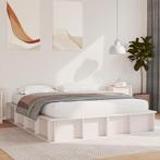 vidaXL Bedframe met Opklapbare Opslag in Wit, 160 x 200 cm, Huis en Inrichting, Slaapkamer | Bedden, Verzenden, Nieuw
