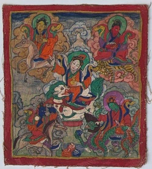 Set van drie Tsakli – tantrisch-boeddhistische, Antiek en Kunst, Antiek | Overige Antiek