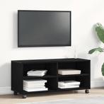 vidaXL TV Kast Zwart 90 x 35 x 40.5 cm Bewerkt hout, Huis en Inrichting, Kasten |Televisiemeubels, Verzenden, Nieuw