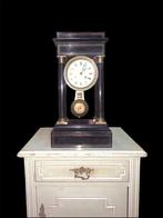 Portico klok - Hout, Brons, Messing - 1850-1900, Antiek en Kunst