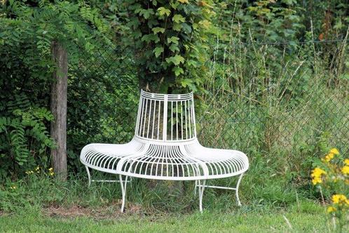 Bank - boombank - Metaal, Antiek en Kunst, Curiosa en Brocante