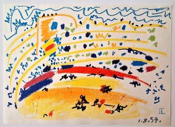 Pablo Picasso (1881-1973) - Corrida II. 1.8.57. 1° Edición