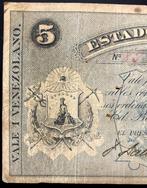Venezuela. - 5 Bolívares 1879 - Estado Guayana - Pick S-351