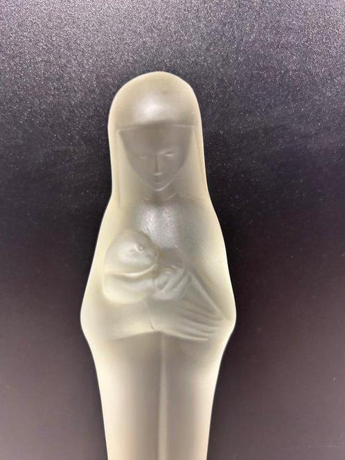 Glasfabriek Leerdam - Stef Uiterwaal - sculptuur, Madonna, Antiek en Kunst, Antiek | Glaswerk en Kristal