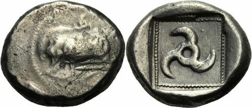 470-440 v Chr Lykien Dynasten Stater 500-460 v Chr Eber P..., Postzegels en Munten, Munten en Bankbiljetten | Verzamelingen, Verzenden