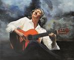 Verónica Cantero Yáñez -  Portrait of the flamenco guitar, Antiquités & Art, Art | Peinture | Moderne
