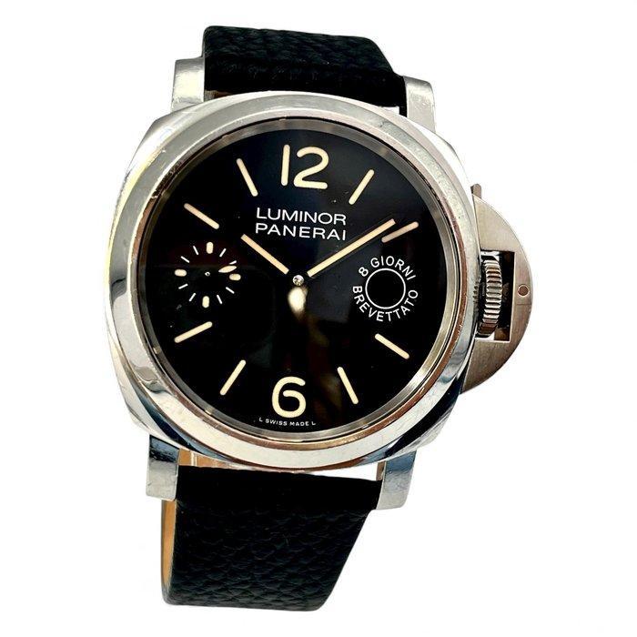 Panerai - Luminor Marina 8 Days Brevettato - Zonder, Handtassen en Accessoires, Horloges | Heren